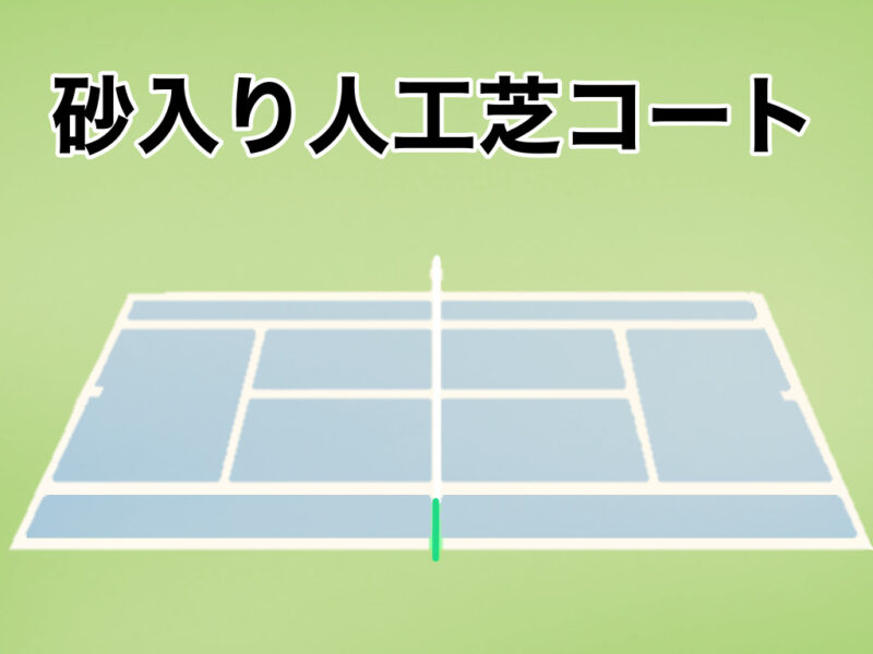 テニスのオムニコート(砂入り人工芝コート)とは？特徴をわかりやすく解説