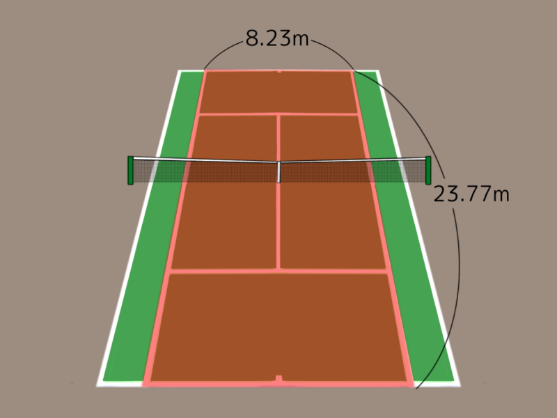 テニスのネットの高さは？ダブルスとシングルスのポストの位置も解説