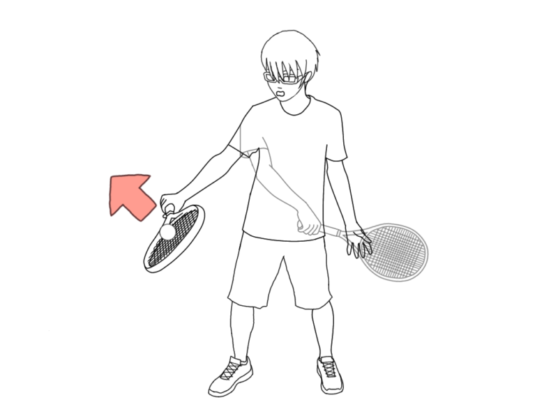 【テニスの片手バックハンド】初心者が最初に覚えたいコンパクトなスイング