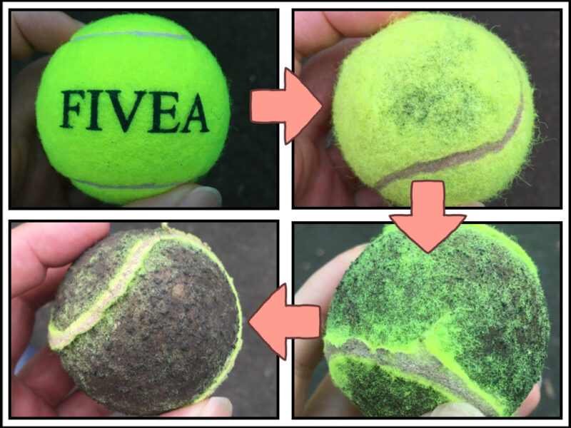 テニスのノンプレッシャーボールの使い道|安価かつ高耐久を活かす