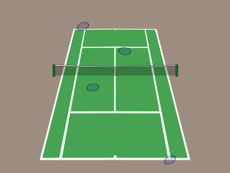 テニスのダブルスのポジション|陣形(フォーメーション)別に解説