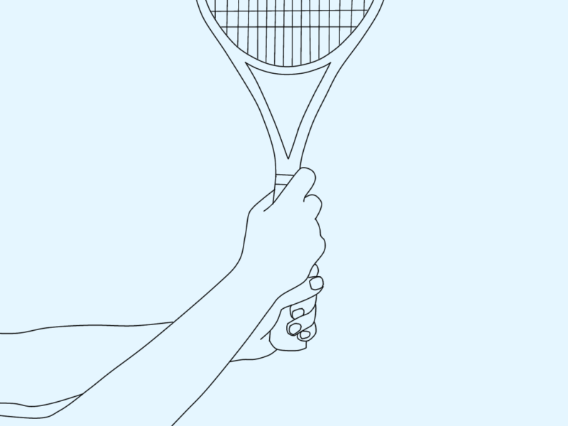 テニスの両手打ちフォアハンド|メリット・デメリットと持ち方を解説